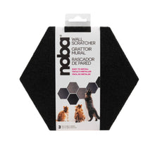 Load image into Gallery viewer, Noba Griffoir Mural – Hexagone – Noir (3 unités)