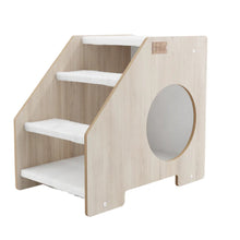 Load image into Gallery viewer, Noba Origin Cachette en forme d'escalier - Cercle - Blanc