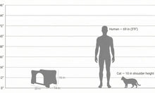 Load image into Gallery viewer, Noba Origin La Maison Hamac - Hamac et cachette griffable pour chat - Noir