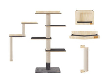 Load image into Gallery viewer, Noba Origin – Collection murale – Ensemble complet - Aire de jeux verticale - Noir