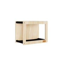 Load image into Gallery viewer, Noba Origin – Collection murale – La cabane carrée double hamac - Noir