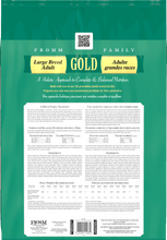 Load image into Gallery viewer, Fromm Gold large breed adult dog food