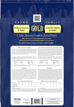 Load image into Gallery viewer, Fromm Gold food for mature or reduced activity dogs