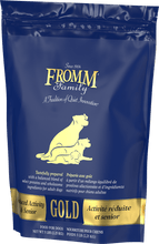 Load image into Gallery viewer, Fromm Gold food for mature or reduced activity dogs
