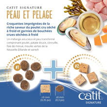 Load image into Gallery viewer, Nourriture Catit Signature avec cru séché à froid pour chats adultes - Repas de poisson océanique - Peau et pelage