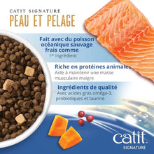 Load image into Gallery viewer, Nourriture Catit Signature avec cru séché à froid pour chats adultes - Repas de poisson océanique - Peau et pelage