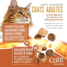 Load image into Gallery viewer, Nourriture Catit Signature avec cru séché à froid pour chats adultes - Repas de poulet