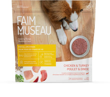 Load image into Gallery viewer, Nourriture crue pour chien Faim Museau - Poulet et dinde