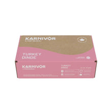 Load image into Gallery viewer, Nourriture crue pour chien Karnivor - Dinde