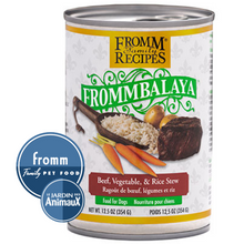 Load image into Gallery viewer, Canned dog food FROMMBALAYA - BEEF, VEGETABLES AND RICE STEW