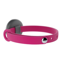 Load image into Gallery viewer, Nuvuq Collier ajustable avec attache de sécurité pour chat - Rose - Avec étui pour "Airtag" gris