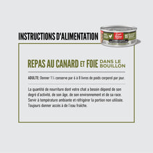 Load image into Gallery viewer, ORIJEN Chat Morceaux et effilochés Repas canard / foie 155 gr