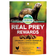 Load image into Gallery viewer, Oxbow Real Prey Rewards - Gâteries croquantes et moelleuses pour Furet - Saveur de poulet 3 oz