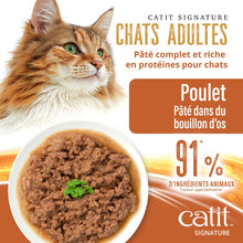 Load image into Gallery viewer, Pâté Catit Signature - Poulet dans du bouillon d’os pour chats adultes