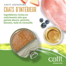 Load image into Gallery viewer, Pâté Catit Signature - Poulet, dinde et canard dans du bouillon d’os - Chats d’intérieur