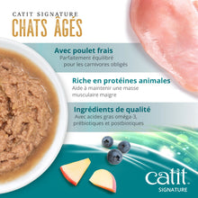 Load image into Gallery viewer, Pâté Entrée Catit Signature - Poulet dans du bouillon d’os pour chats âgés