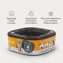 Load image into Gallery viewer, Pet Genie Recharge Jumbo 28' pour poubelle Pet Genie, Dure jusqu'à 4 mois