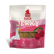 Load image into Gallery viewer, Plato Gâteries pour chien - Jerky de Canard & cerise