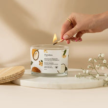 Load image into Gallery viewer, Purodora Lab Bougie de soya - Neutralisant d'odeurs d'animaux - Noix de coco et pistache 13 oz