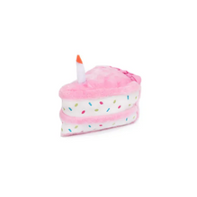 Load image into Gallery viewer, Jouet pour chien peluche Zippy Paws, Gâteau rose