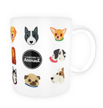 Load image into Gallery viewer, Tasse en céramique-Thème animaux-Chien en folie