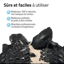 Load image into Gallery viewer, Trousse décorative Fluval de pierres et de sables - Black Basalt