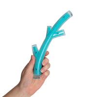 Load image into Gallery viewer, Bâton Duo Zeus, parfum de poulet, turquoise, petit, 23 cm (9 po)