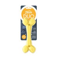 Load image into Gallery viewer, Os Duo Zeus, parfum de noix de coco, jaune, 18 cm (7 po)