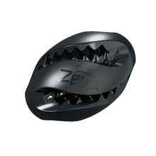 Load image into Gallery viewer, Zeus jouet Chewchasers en caoutchouc pour gâterie - Ballon de Rugby - Noir