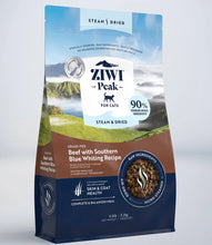 Load image into Gallery viewer, Ziwi Nourriture pour chat Steam & Dried - Boeuf et merlan bleu