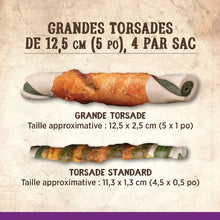 Load image into Gallery viewer, Torsades Better Than Rawhide Zoë pour chiens, agneau et menthe, 152 g