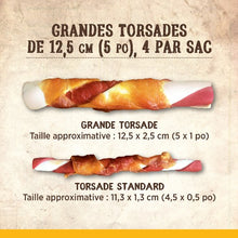 Load image into Gallery viewer, Torsades Better Than Rawhide Zoë pour chiens, canard et canneberges, 152 g