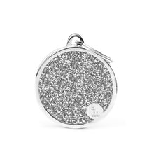 Load image into Gallery viewer, Medal collection SHINE, CIRCLE GLITTER GRAY, SMALL