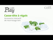 Load and play video in Gallery viewer, Catit abreuvoir avec fleur 3 Litres avec napperon et bol interactif + CADEAUX