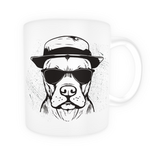 Load image into Gallery viewer, Tasse en céramique-Thème animaux-Chien Chapeau Lunette