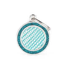 Load image into Gallery viewer, Medal collection SHINE, "SAINT TROPEZ TURQUOISE WITH GLITTER" MEDIUM