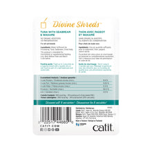 Load image into Gallery viewer, Garniture Divine Shreds pour chats, Thon avec pageot et wakamé, 75 g - Boutique Le Jardin Des Animaux -Gâterie pour chatBoutique Le Jardin Des Animaux44685