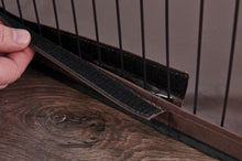 Load image into Gallery viewer, Neo Black cage, narrow bars (9 mm), black with black mesh, 78 x 48 x 36 cm