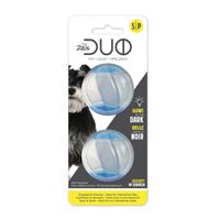 Load image into Gallery viewer, Balle Duo Zeus phosphorescente avec organe sonore, paquet de 2, diam. 5 cm - Boutique Le Jardin Des Animaux -jouet chienBoutique Le Jardin Des Animaux96289