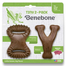 Load image into Gallery viewer, Benebone, Wishbone et Dental Chew, Bacon, très petit - Boutique Le Jardin Des Animaux -Jouet chienBoutique Le Jardin Des Animaux283-00450