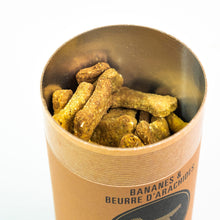 Load image into Gallery viewer, Biscuits végétariens au beurre d'arachides et bananes - Todd & Paul, 200g - Boutique Le Jardin Des Animaux -Gâterie pour chienBoutique Le Jardin Des AnimauxTP709