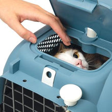 Load image into Gallery viewer, Cage de transport Catit pour chats, moyenne, bleu gris - Boutique Le Jardin Des Animaux -CageBoutique Le Jardin Des Animaux41385