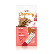 Load image into Gallery viewer, Catit Creamy régal crémeux en tube au saumon - Boutique Le Jardin Des Animaux -Gâterie pour chatBoutique Le Jardin Des Animaux44472