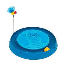 Load image into Gallery viewer, Circuit 3 en 1 avec balle, bandes de massage et herbe à chat Catit Play, bleu, 36 cm (14 po) - Boutique Le Jardin Des Animaux -Jouet chatBoutique Le Jardin Des Animaux-43001