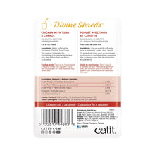 Load image into Gallery viewer, Garniture Divine Shreds pour chats, Poulet avec thon et carotte, 75 g - Boutique Le Jardin Des Animaux -Gâterie pour chatBoutique Le Jardin Des Animaux44683