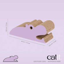 Load image into Gallery viewer, Griffoir Zoo Catit, hippopotame - Boutique Le Jardin Des Animaux -Griffoir, meuble et litBoutique Le Jardin Des Animaux42503