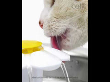 Load and play video in Gallery viewer, Waterer with flower and Catit stainless steel top