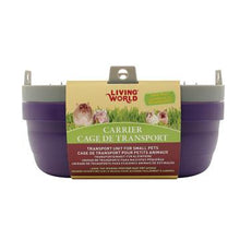 Load image into Gallery viewer, Living World Cage de transport violette pour petit mammifères - Boutique Le Jardin Des Animaux -Accessoire petit mammifèreBoutique Le Jardin Des Animaux60887