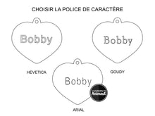 Load image into Gallery viewer, Médaille collection basic, COEUR GRAND, couleurs variées - Boutique Le Jardin Des Animaux -médailleBoutique Le Jardin Des Animaux