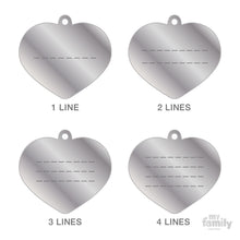 Load image into Gallery viewer, Médaille collection basic, COEUR GRAND, couleurs variées - Boutique Le Jardin Des Animaux -médailleBoutique Le Jardin Des Animaux